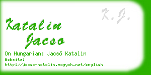 katalin jacso business card