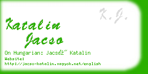 katalin jacso business card